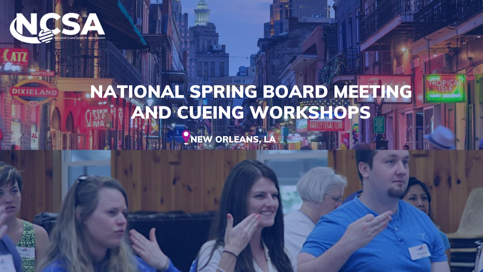 National Spring Board Meeting and Cueing Workshops
